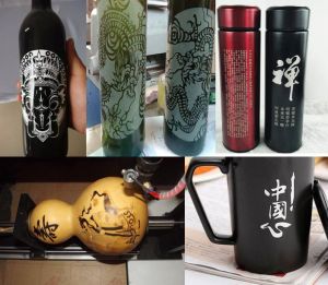 太原小店区酒瓶葫芦工艺品激光雕刻机